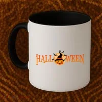 Halloween Pumpkin Witch Logo Coffee Mug thumb 2