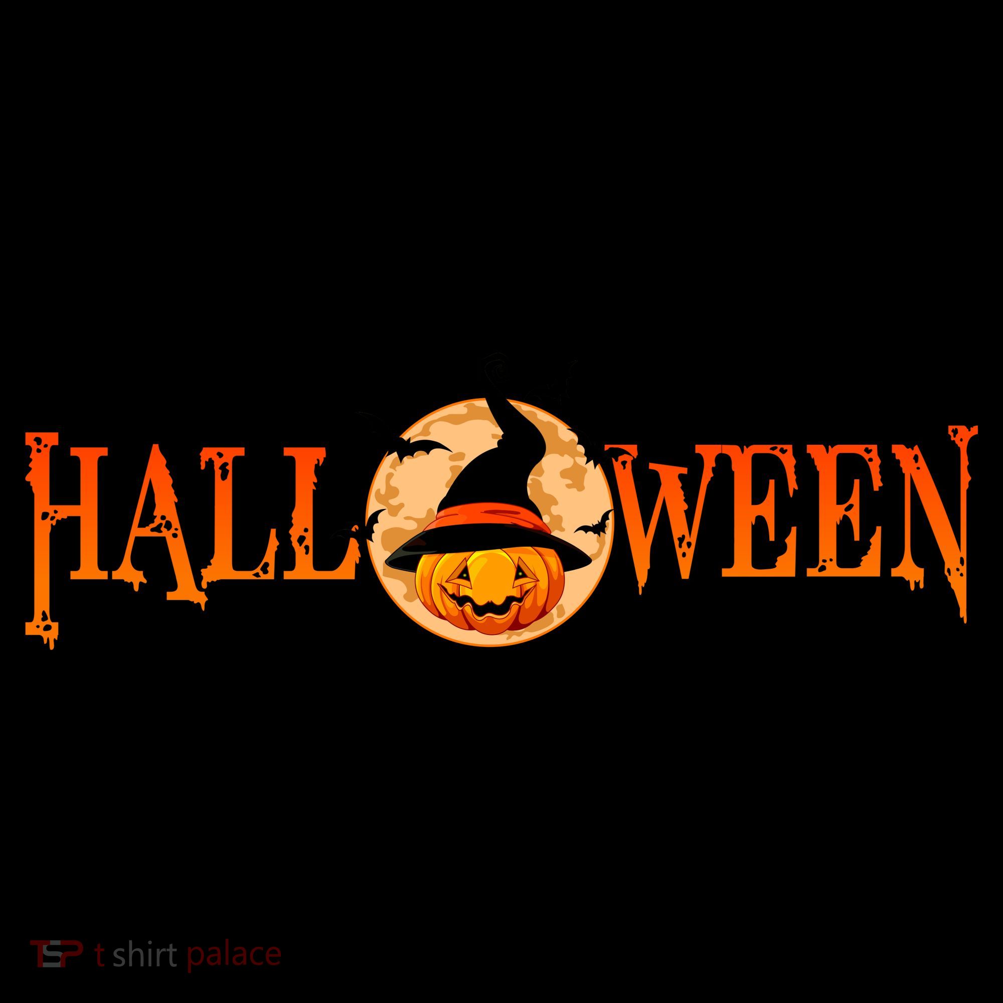 Halloween Pumpkin Witch Logo Toddler Hoodie