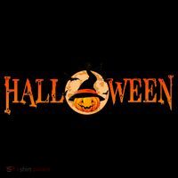 Halloween Pumpkin Witch Logo Kids T-Shirt thumb 4
