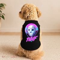 Halloween Retro 80's TGIF Jason Mask Doggie Tank thumb 2