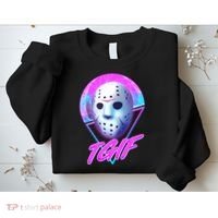 Halloween Retro 80's TGIF Jason Mask Sweatshirt thumb 2