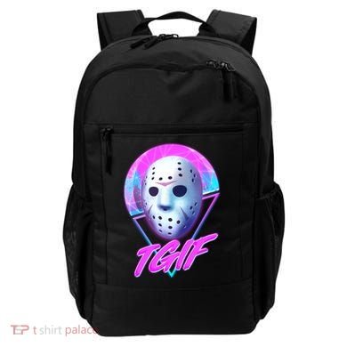 Halloween Retro 80's TGIF Jason Mask Backpack