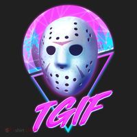 Halloween Retro 80's TGIF Jason Mask Beanie thumb 2