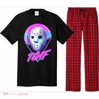 Halloween Retro 80's TGIF Jason Mask Pajama Set thumb 0