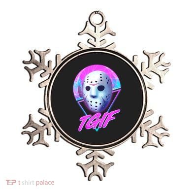 Halloween Retro 80's TGIF Jason Mask Ornament