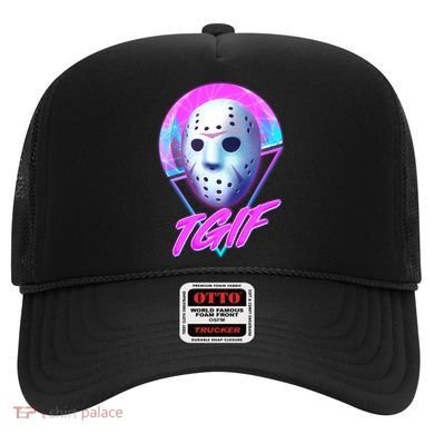 Halloween Retro 80's TGIF Jason Mask Hat