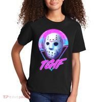 Halloween Retro 80's TGIF Jason Mask Kids T-Shirt thumb 2