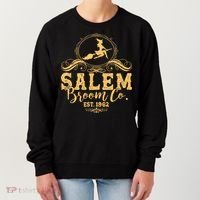 Halloween Salem Broom Co Est 1962 Women's Sweatshirt thumb 0