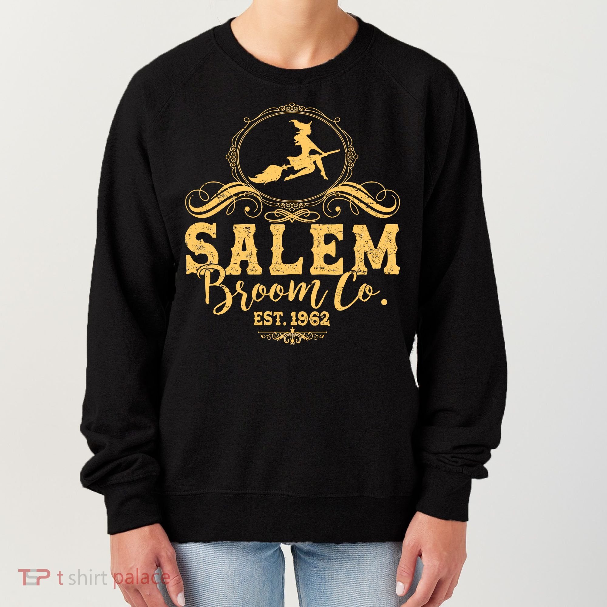Halloween Salem Broom Co Est 1962 Women's Sweatshirt