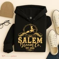 Halloween Salem Broom Co Est 1962 Hoodie thumb 4