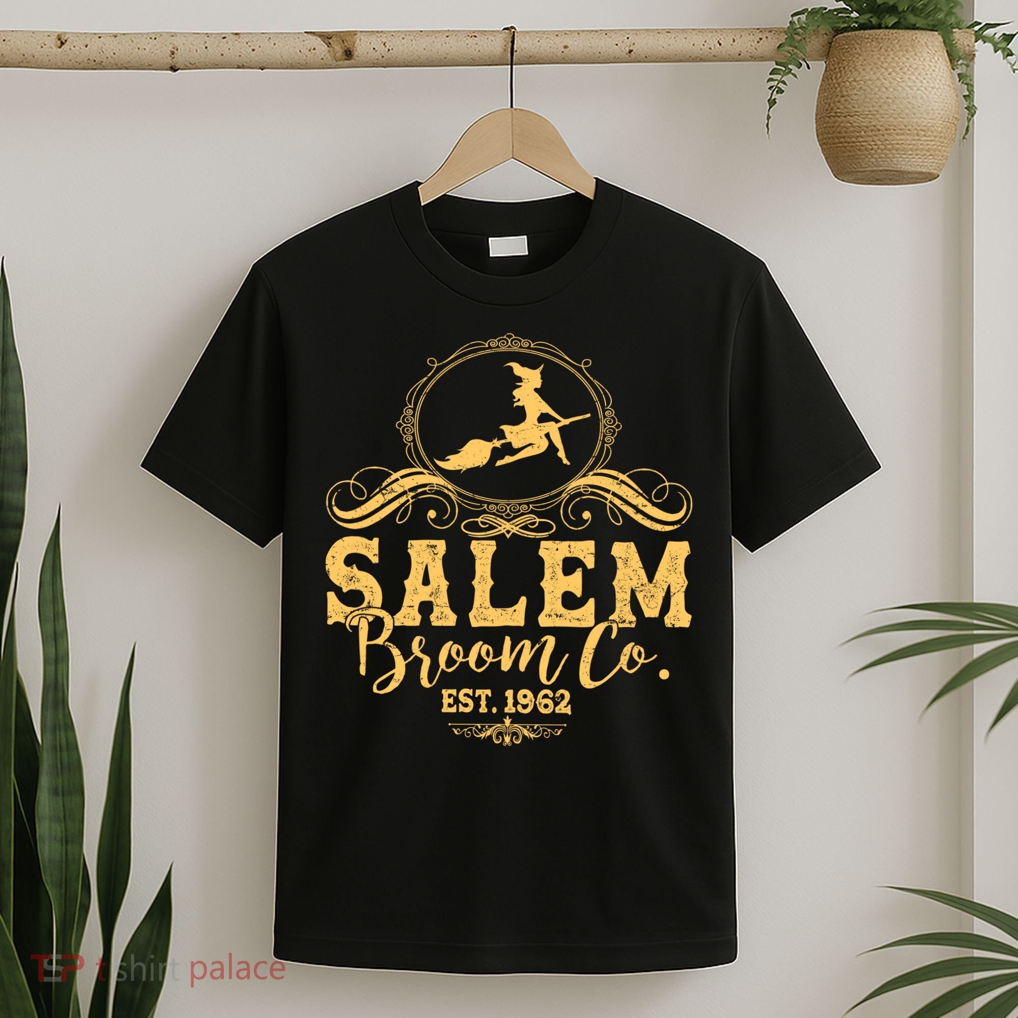 Halloween Salem Broom Co Est 1962 T-Shirt