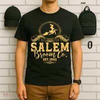 Halloween Salem Broom Co Est 1962 T-Shirt thumb 6
