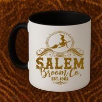 Halloween Salem Broom Co Est 1962 Coffee Mug thumb 2