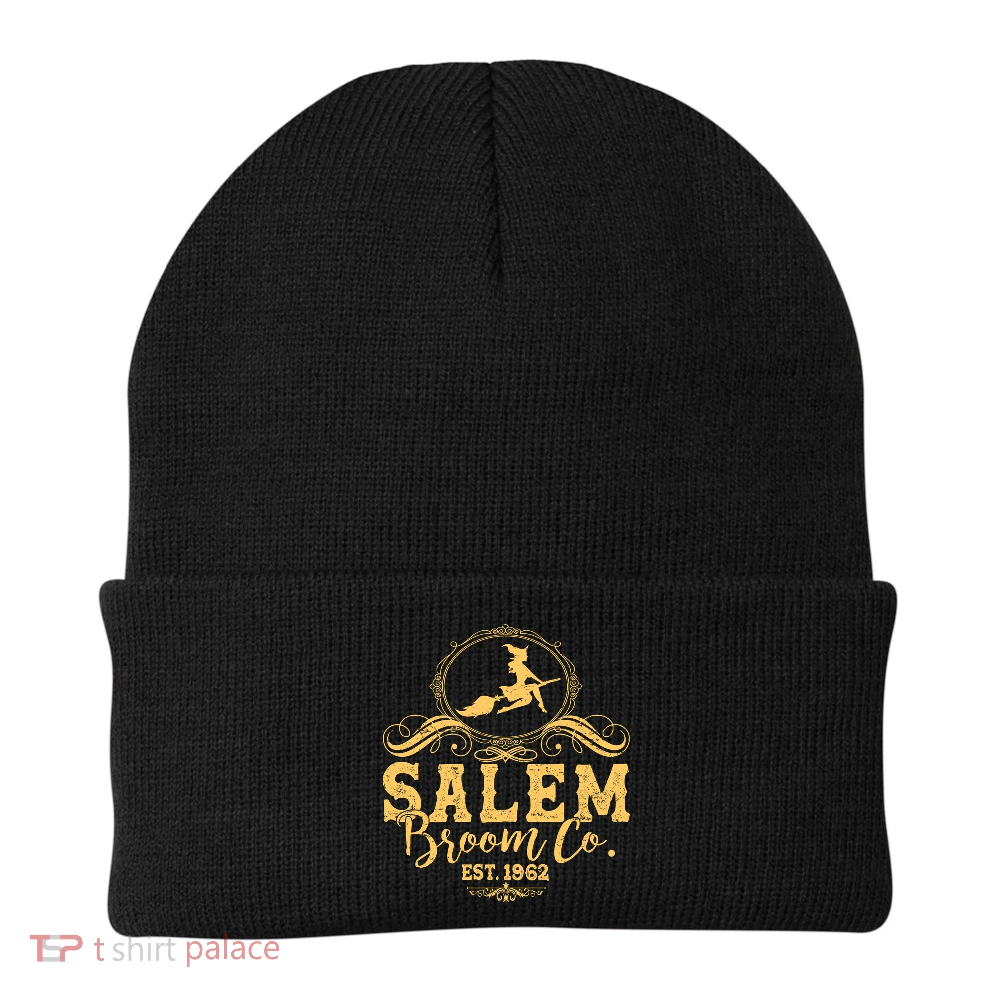 Halloween Salem Broom Co Est 1962 Beanie