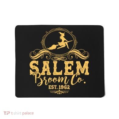 Halloween Salem Broom Co Est 1962 Mousepad