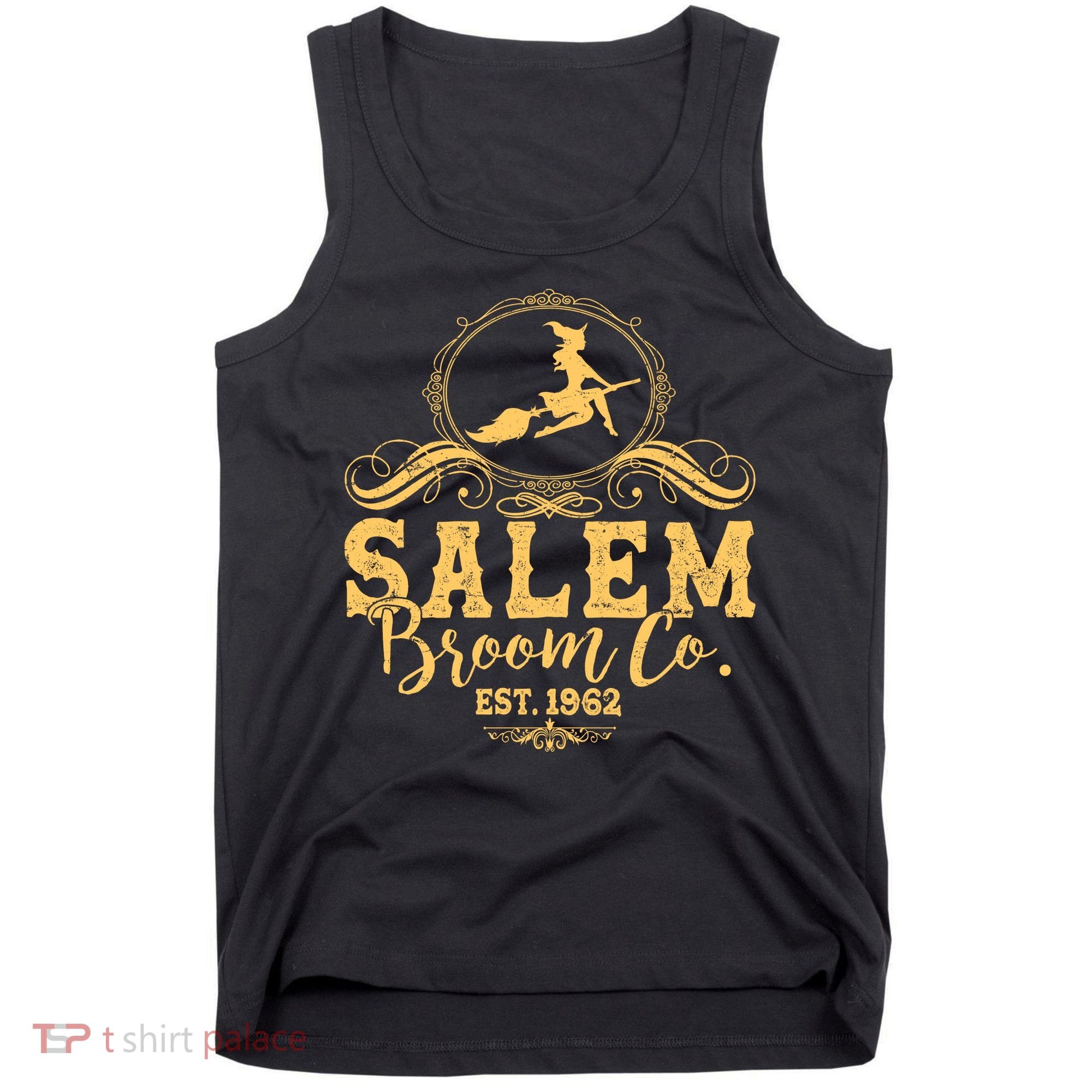 Halloween Salem Broom Co Est 1962 Tank Top