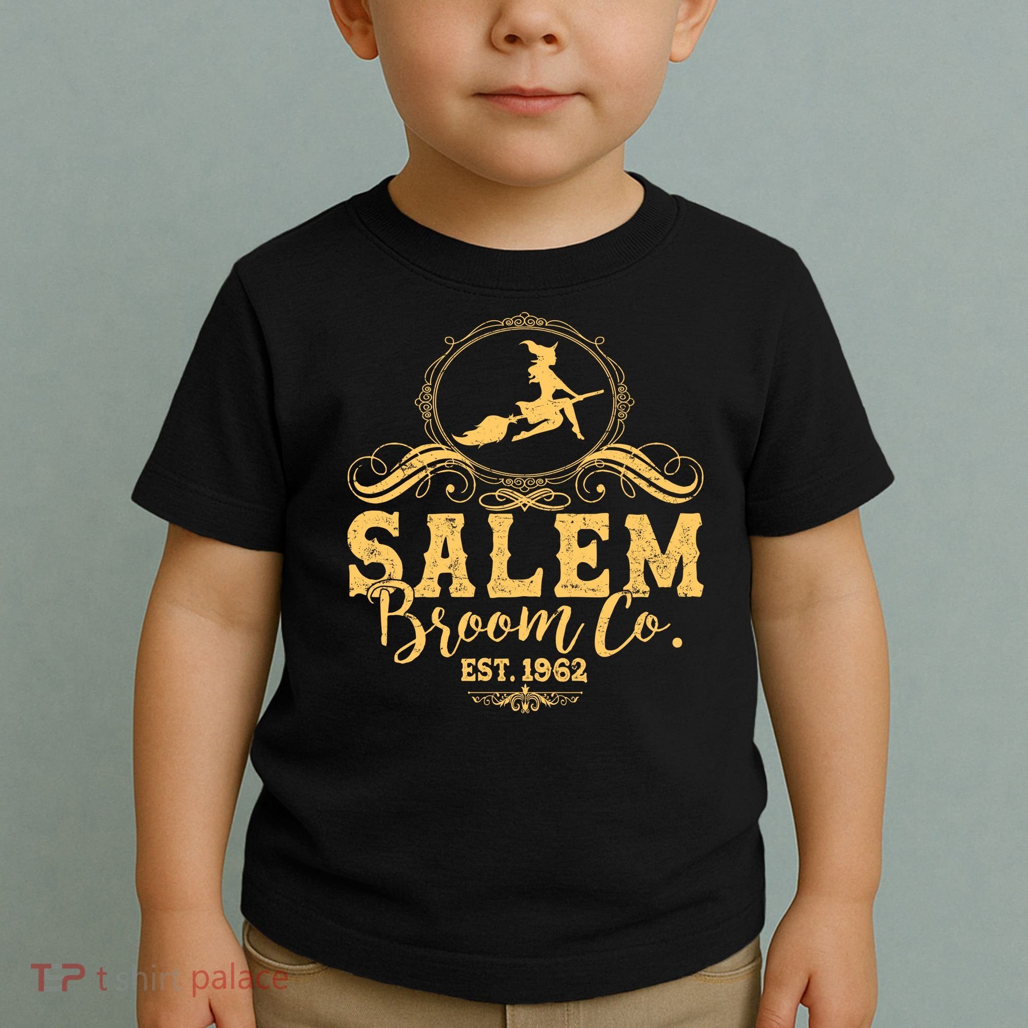 Halloween Salem Broom Co Est 1962 Toddler T-Shirt
