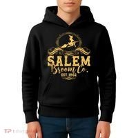 Halloween Salem Broom Co Est 1962 Kids Hoodie thumb 4