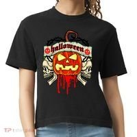 Halloween Skulls Bloody Pumpkin Comfort Colors Boxy T-Shirt thumb 0
