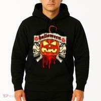 Halloween Skulls Bloody Pumpkin Hoodie thumb 2