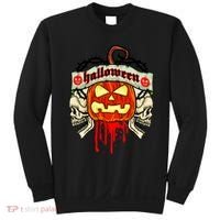 Halloween Skulls Bloody Pumpkin Sweatshirt thumb 0