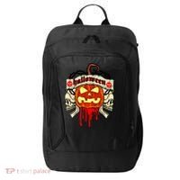 Halloween Skulls Bloody Pumpkin City Backpack thumb 0