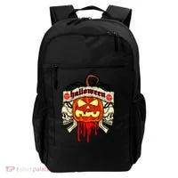 Halloween Skulls Bloody Pumpkin Backpack thumb 0