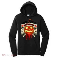 Halloween Skulls Bloody Pumpkin Women's Hoodie thumb 0