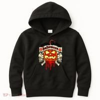 Halloween Skulls Bloody Pumpkin Kids Hoodie thumb 0