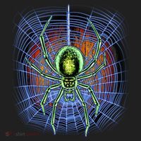 Halloween Spiderweb Creepy Spider Beanie thumb 2