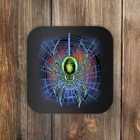 Halloween Spiderweb Creepy Spider Coaster thumb 0