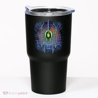 Halloween Spiderweb Creepy Spider Tumbler thumb 0