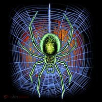 Halloween Spiderweb Creepy Spider Mousepad thumb 1