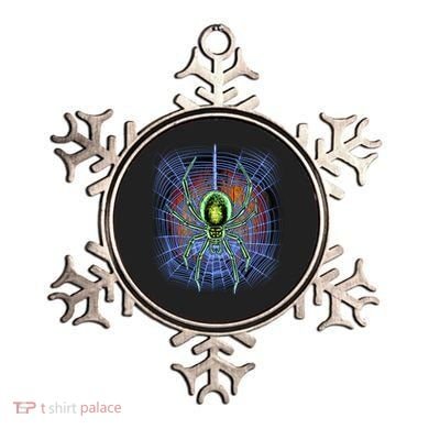 Halloween Spiderweb Creepy Spider Ornament