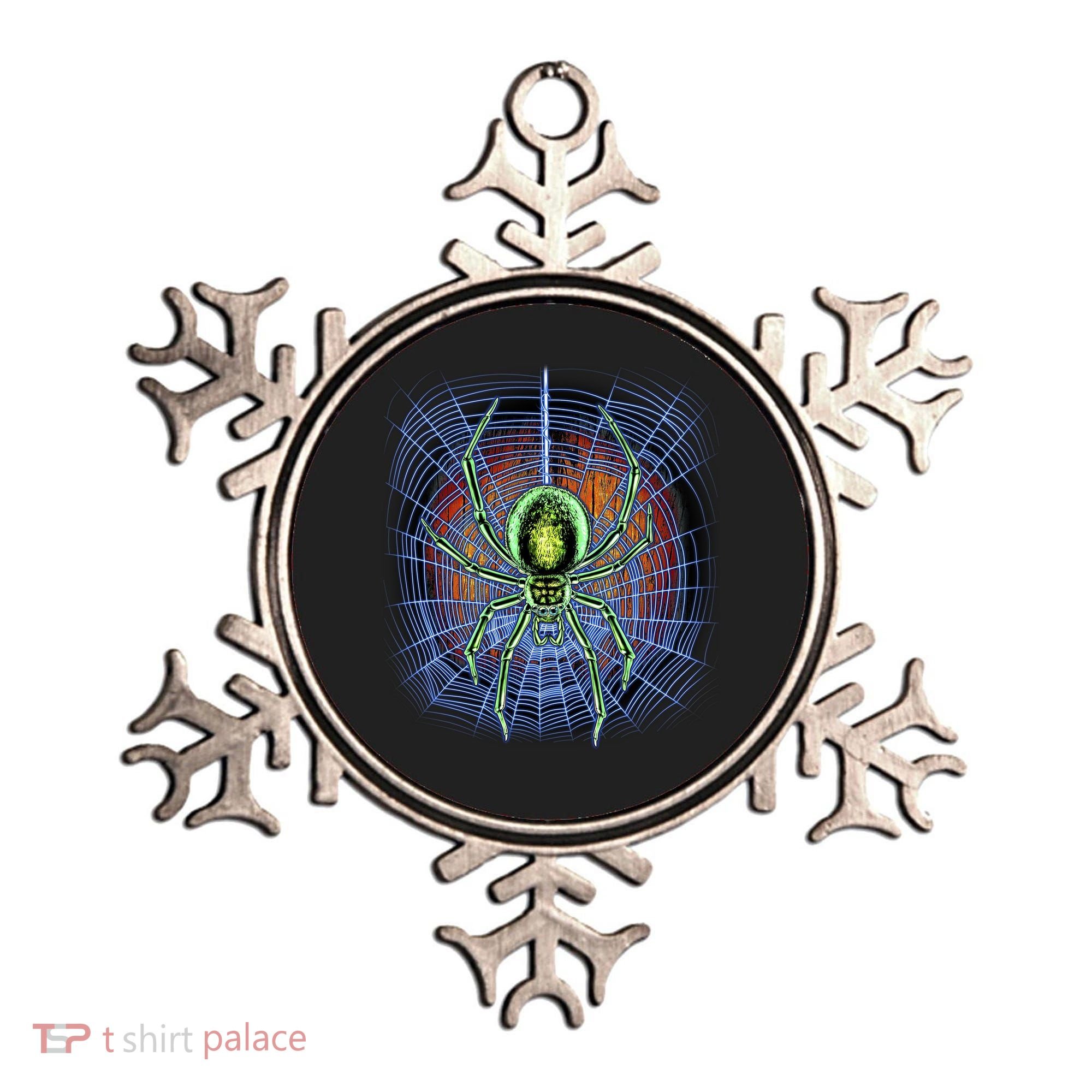 Halloween Spiderweb Creepy Spider Ornament