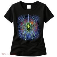 Halloween Spiderweb Creepy Spider Women's T-Shirt thumb 0