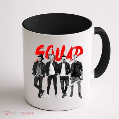 Halloween SQUAD Coffee Mug back