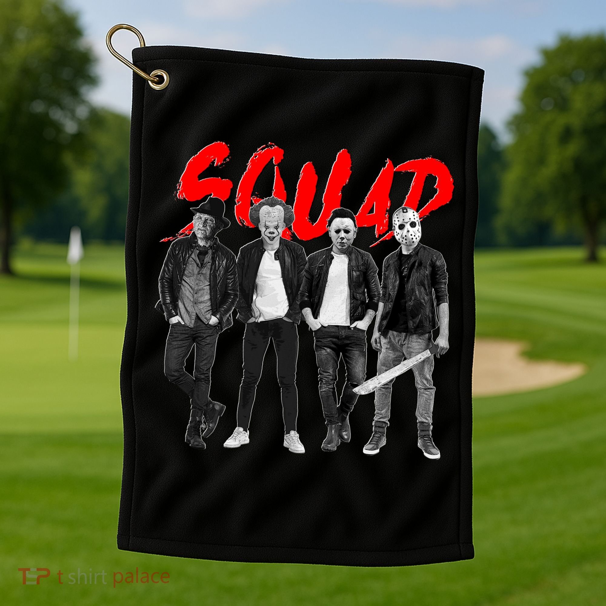 Halloween SQUAD Golf Towel