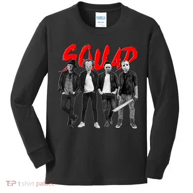 Halloween SQUAD Kids Long Sleeve Shirt