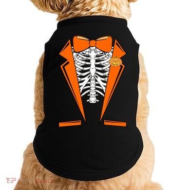 Halloween Tuxedo Tux costume Doggie Tank