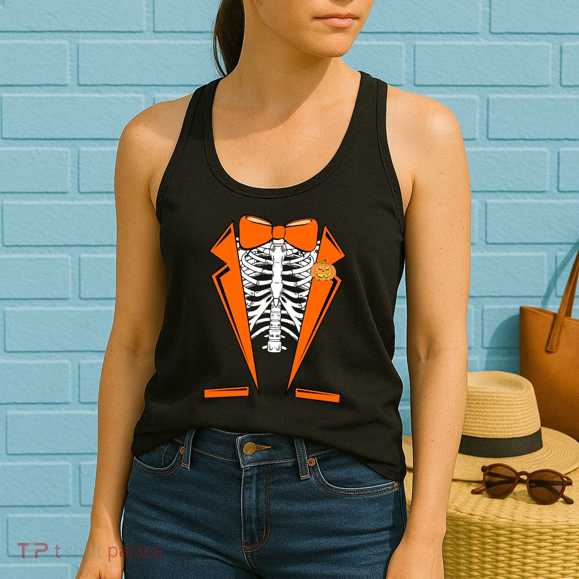 Halloween Tuxedo Tux costume Women's Tank Top