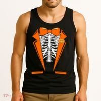 Halloween Tuxedo Tux costume Tank Top thumb 3