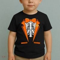 Halloween Tuxedo Tux costume Toddler T-Shirt thumb 2