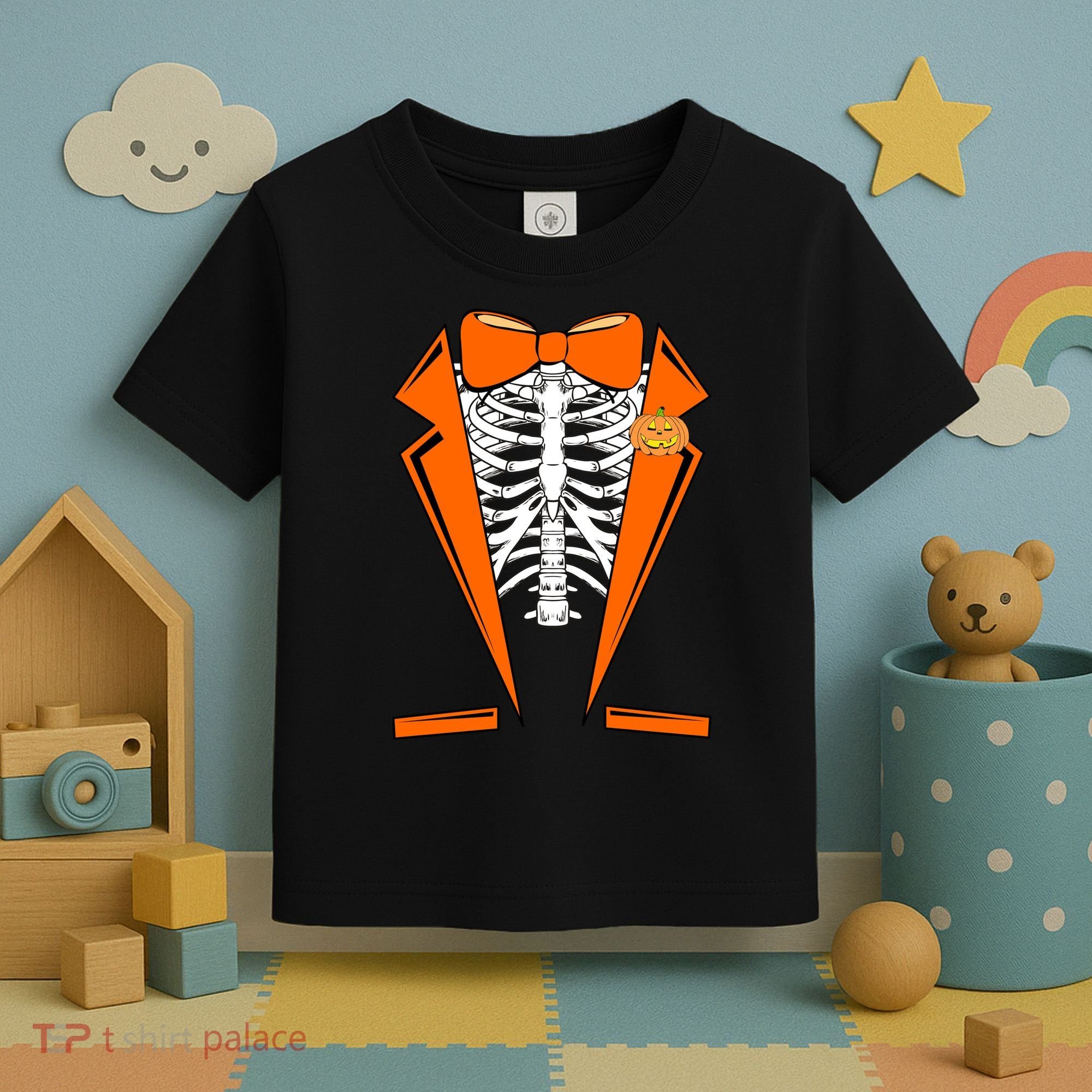 Halloween Tuxedo Tux costume Toddler T-Shirt