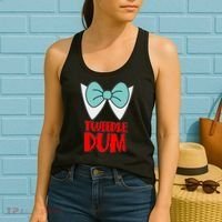 Halloween Tweedle Dum Costume  Women's Tank Top thumb 2