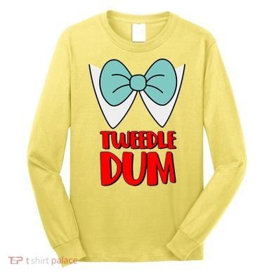 Halloween Tweedle Dum Costume  Long Sleeve Shirt