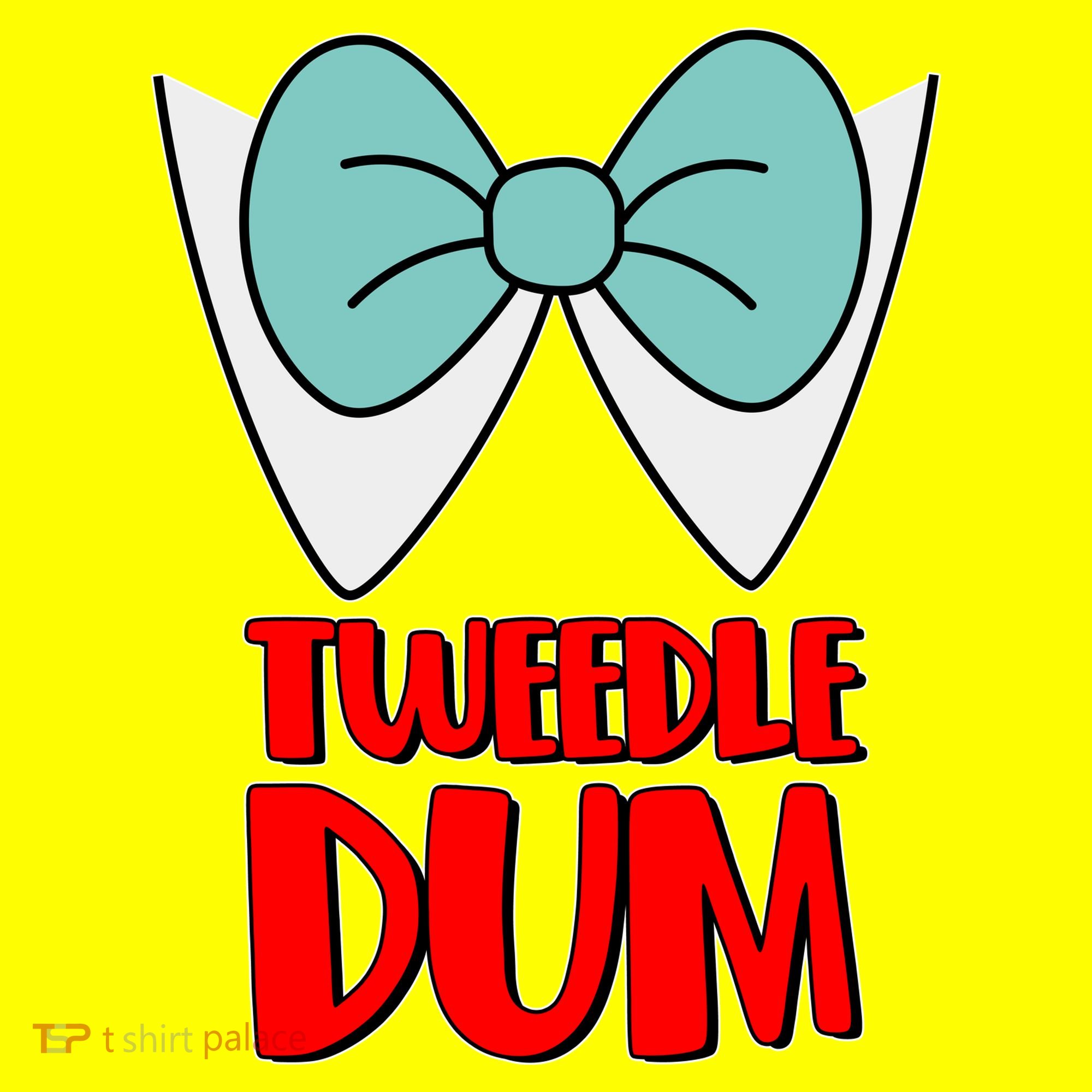 Halloween Tweedle Dum Costume  Button