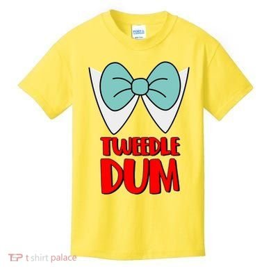 Halloween Tweedle Dum Costume  Kids T-Shirt