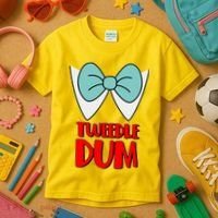 Halloween Tweedle Dum Costume  Kids T-Shirt thumb 3