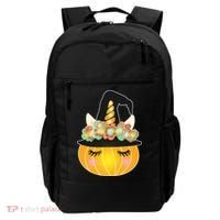 Halloween Uni-Pumpkin Sparkly Cute Backpack thumb 0